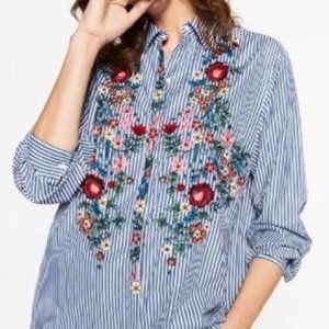 ZARA Button Down Oversized